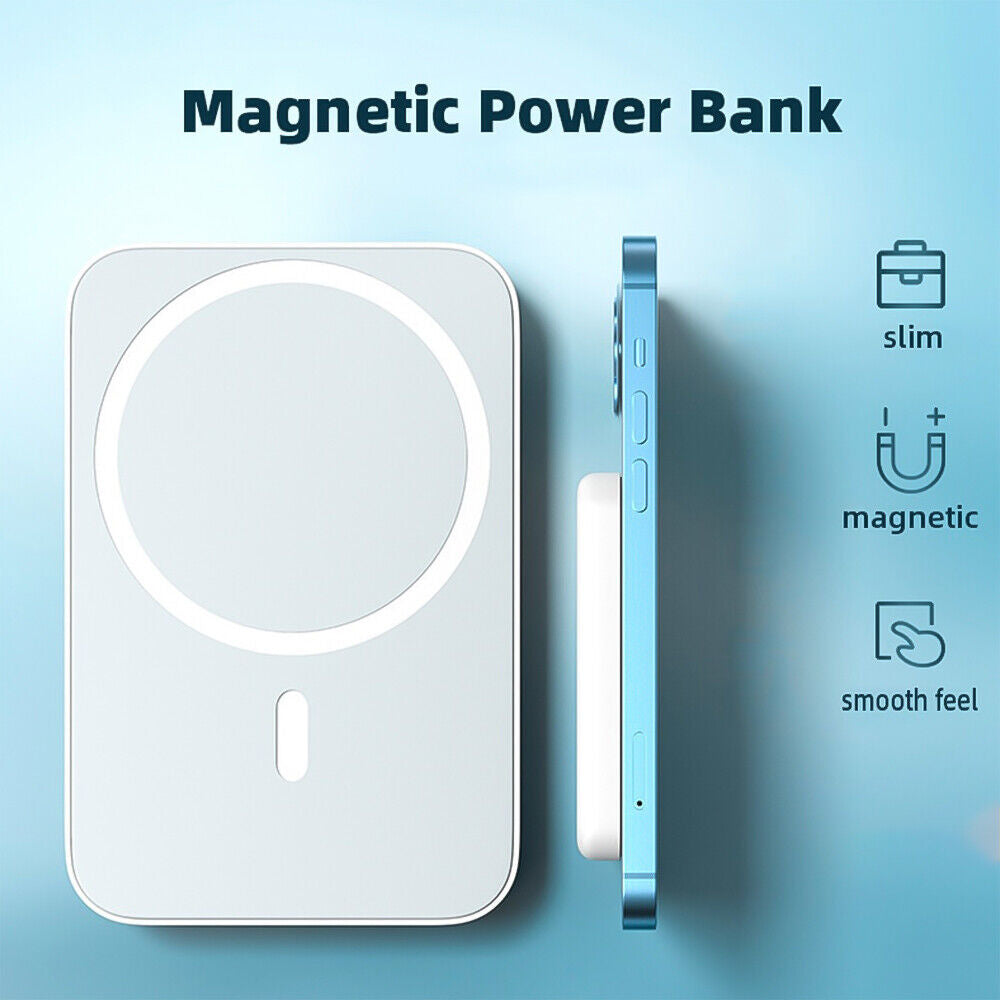 20000Mah Power Bank Magnetic Battery Pack Wireless Charger for Iphone 14/13/12