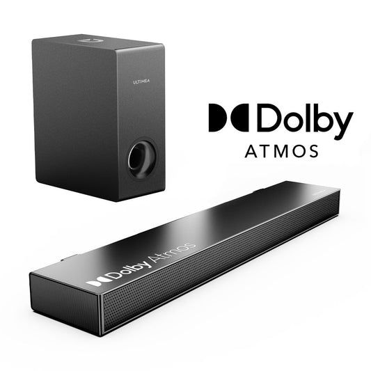 Dolby Atmos Sound Bar for TV, 3D Surround Sound System for TV Speakers, 190W 2.1 Sound Bar with Subwoofer, Home Theater Sound Bars, Bluetooth Speaker Audio Hdmi-Earc Nova S50 2023 Upgrade